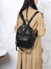 Real leather backpack for women
