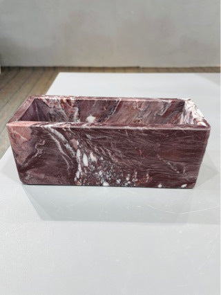 Natural Marble Aromatherapy Storage Box Desktop Organizer