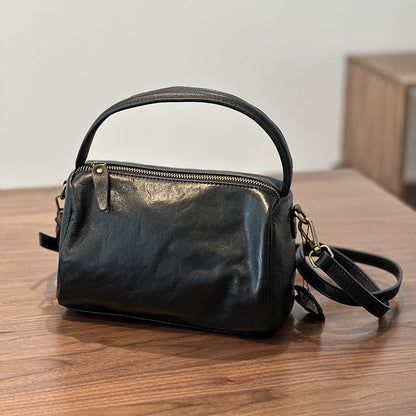 Genuine Leather Shoulder Bag for Women Top Handle