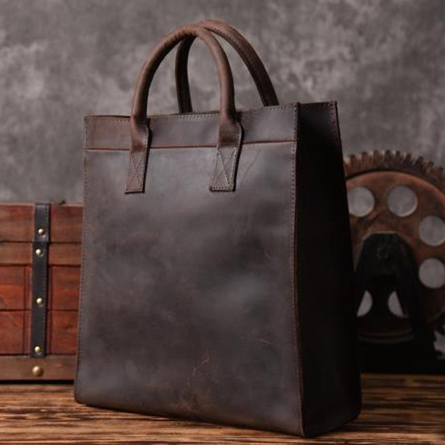 Real Leather Mens Handbag