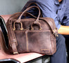 Exotic Rustic Leather Laptop Bag Briefcase