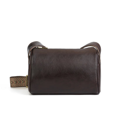 Women’s Genuine Leather Pillow Bag Crossbody Purse