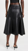 Leather Trumpet black skirt