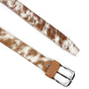 Hair On Cowhide Fur Belt