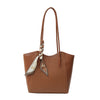 Women’s Texture Leather Shoulder Tote Bag Large Capacity