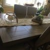 Boho Macrame Table Runner with Tassels Handwoven Cotton Rope