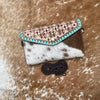 Hair On Cowhide Tooled Wallet