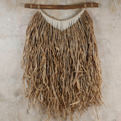 The Tali Putih Raffia And String Wall Hanging