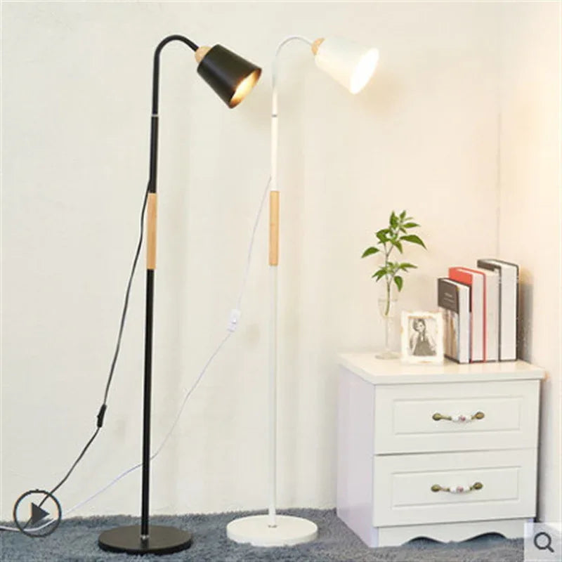 Modern minimalist iron light standing floor lamp