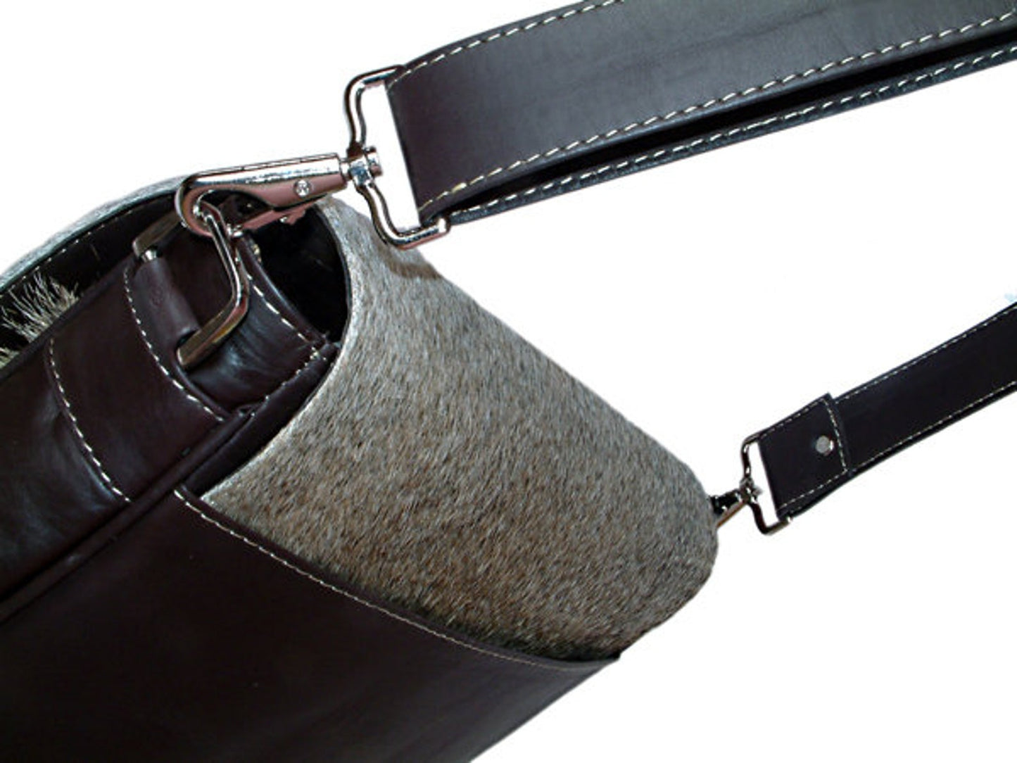 Genuine Leather Cowhide Crossbody Bag