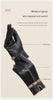 Women leather gloves for winter
