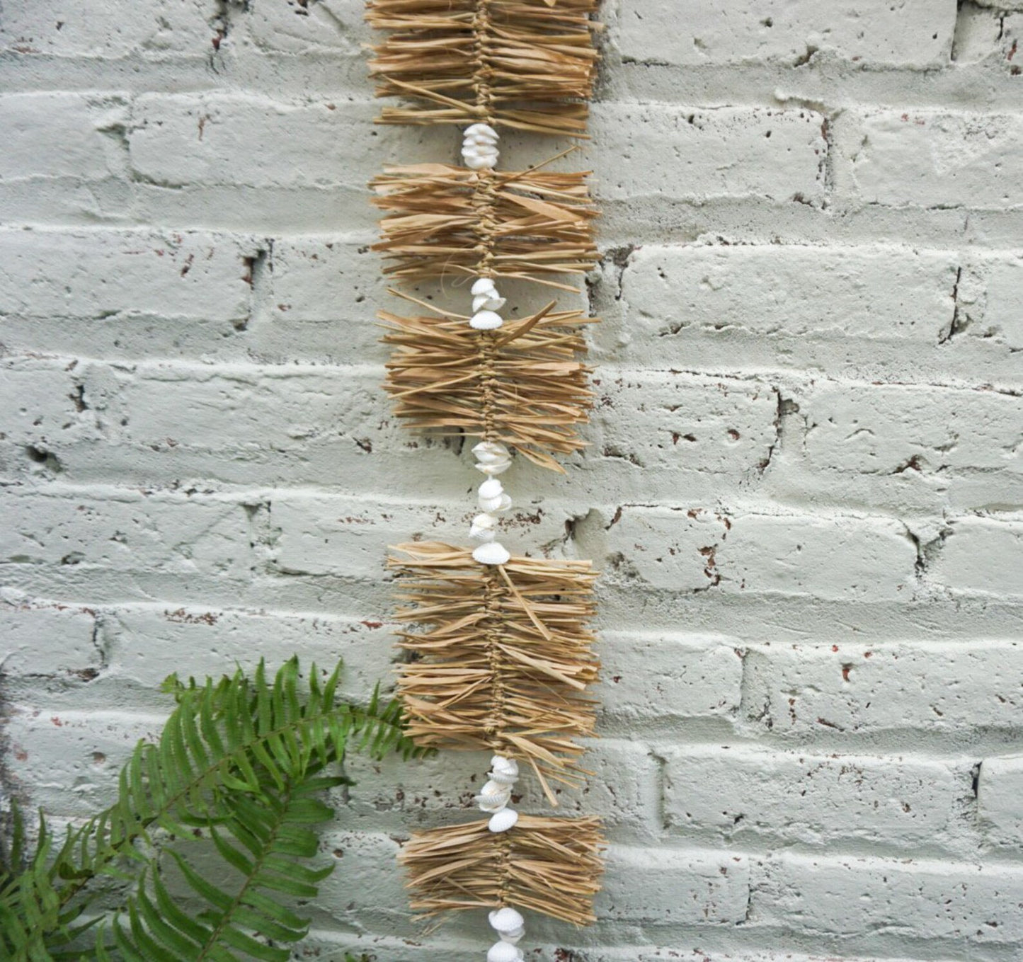 Mini Raffia Wall Hanging Sea Shell