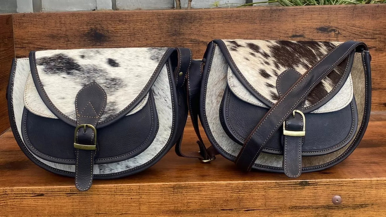 Mini Cowhide Crossbody Purse