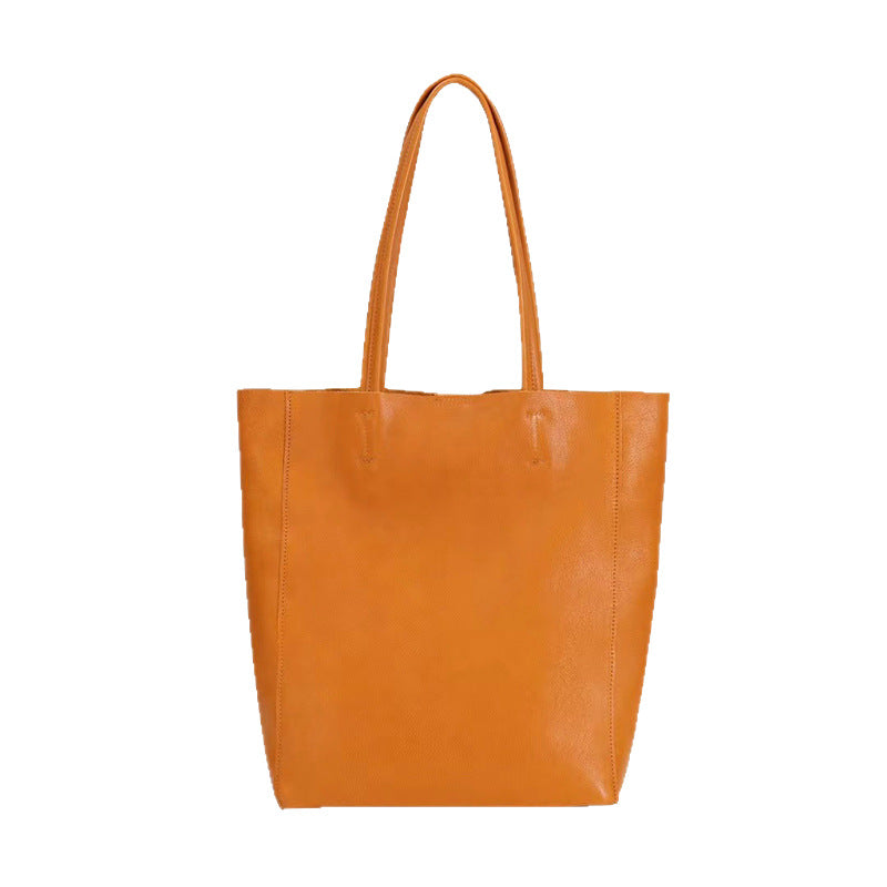 Genuine Leather Shopper Tote Bag for Women