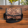 Tooled Leather Engraved Handbag