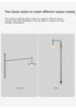 Nordic Adjustable Wall Lamp Minimalist With Frosted Glass Shade