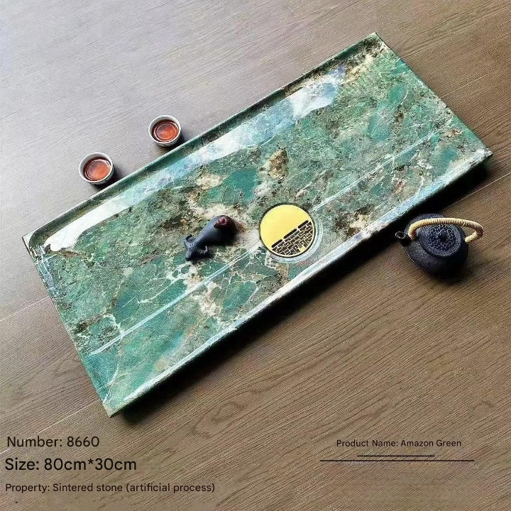 Luxury Stone Tea Tray for Modern Tea Table Setups