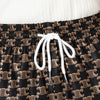 Women’s Leather Shorts Wide-Leg High Waist with Side Pockets