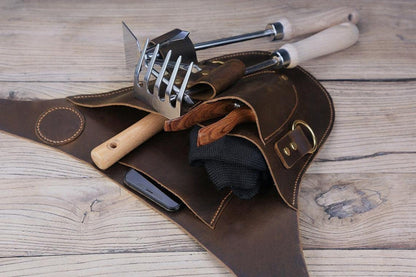 Genuine leather Gardening Tool Belt