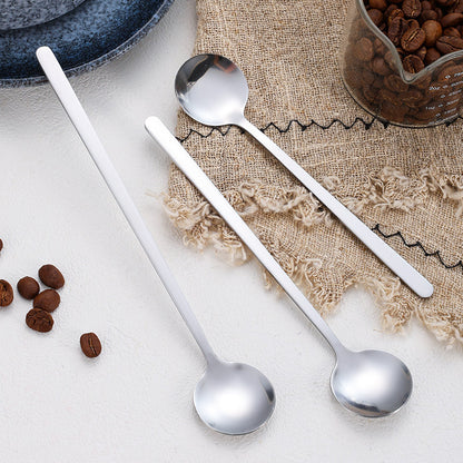Stainless Steel Round Spoon Coffee Stirring