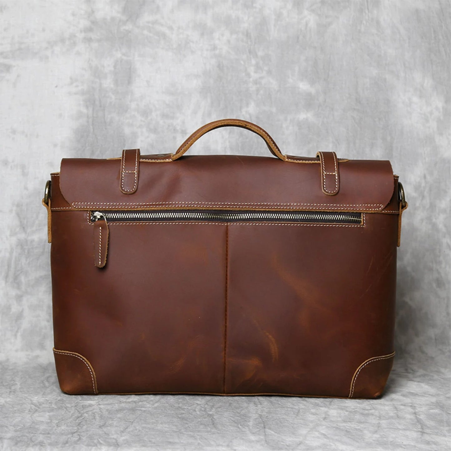 mens real leather courier bag