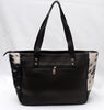 Cowhide Bag Black White Tote