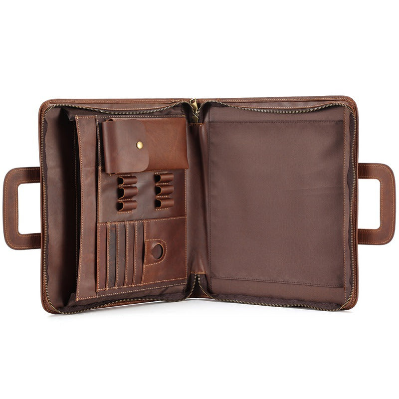 Leather Organizer 13.3-Inch Business Portfolio Case