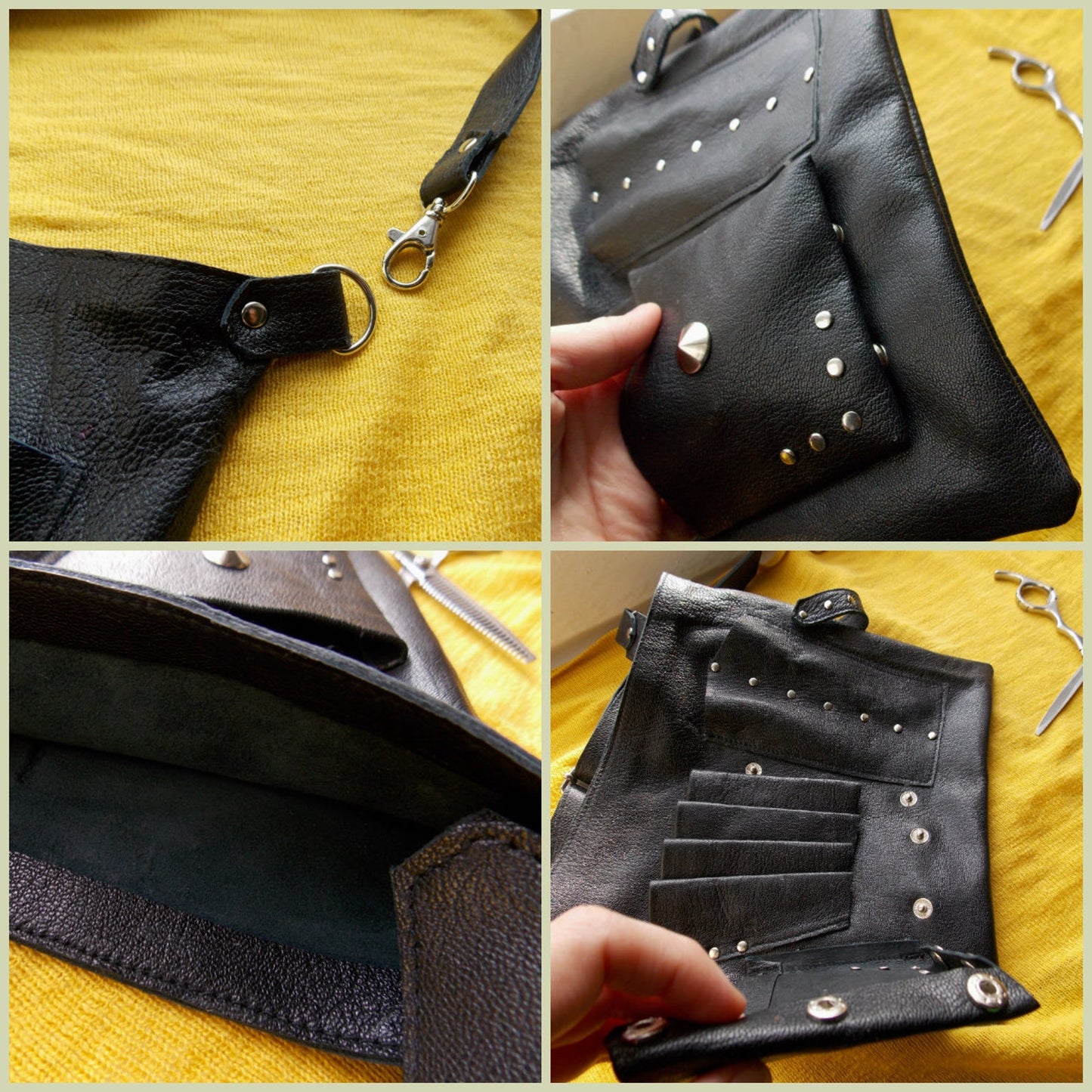 hairdresser leather belt