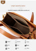 Retro Leather Crossbody Handbag for Women with Quilted Stitching