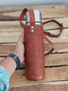 Stylish Leather Water Bottle Carrier