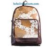 Natural Real Cowhide Backpacks