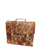 Hair On Cowhide Briefcase Messenger Bag