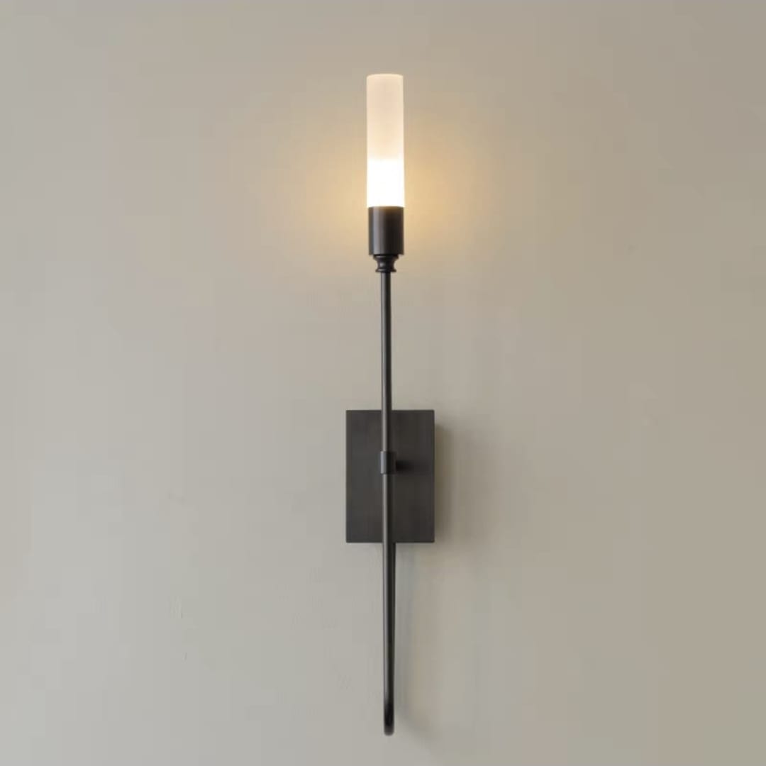 Modern Brass Wall Sconce Minimalist Copper Wall Lamp