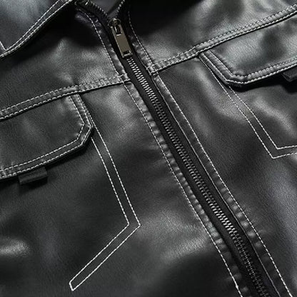 Men's Genuine Leather Fit Jacket