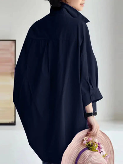 Oversized Leisure Daily Long Sleeve Shirt