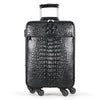 Crocodile Leather Trolley Suitcase for Business & Travel