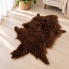 Genuine Curly Sheepskin Rug with Long Wool for Home Decor 8
