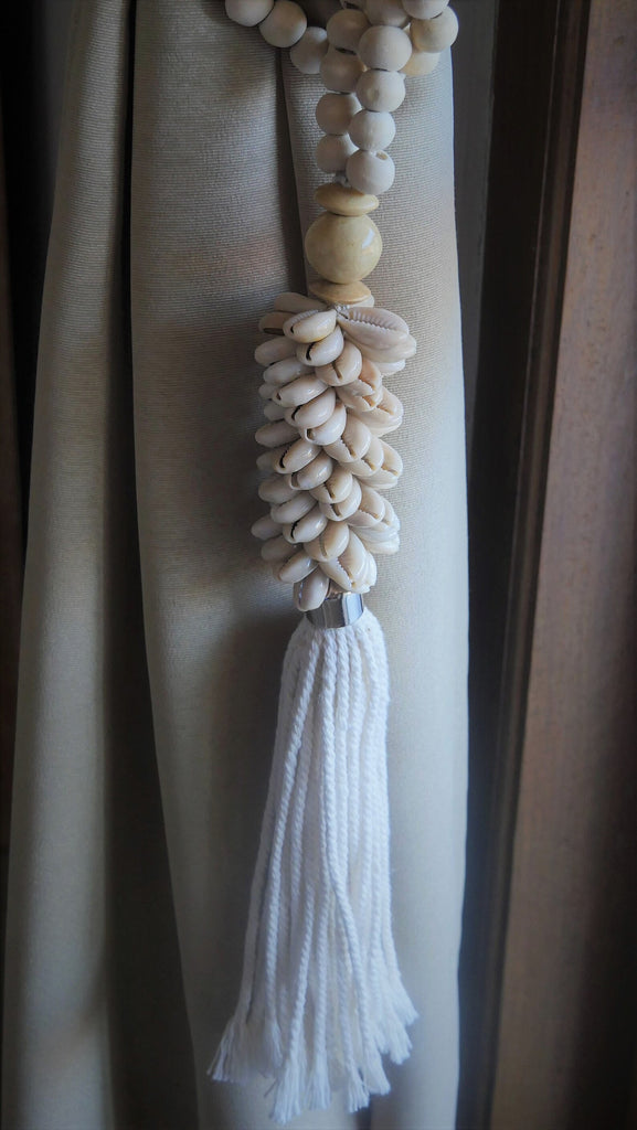 Handmade Curtain Tassels With Sea Shells