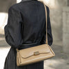 women genuine leather underarm bag