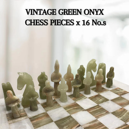 Japanese Green Onyx Chess