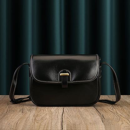 Retro Small Leather Messenger Shoulder Purse