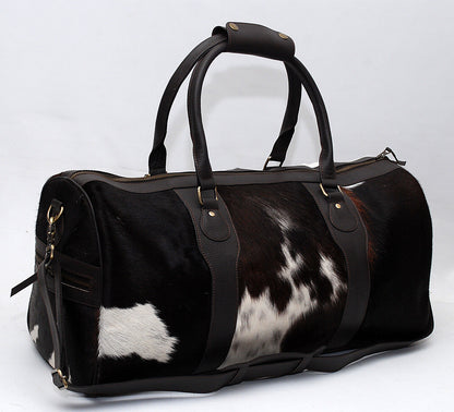 weekender duffle bag cowhide
