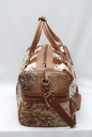 Real Cowhide Patchwork holdall