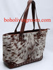 Hair On Cowhide Tote Purse