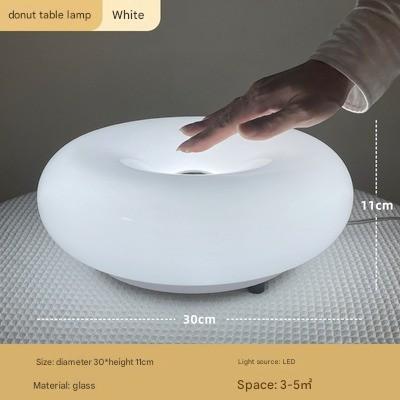 Nordic Donut Wall Lamp Bauhaus Touch Dimming Bedroom Light