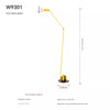 Swing Arm Adjustable Floor Lamp Modern Italian Design Reading Light
