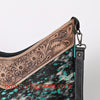 Real Cowhide Tooled Leather Bag