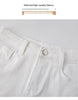 high waisted zipper fly shorts