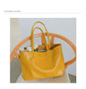 Women Leather Tote Bag Large Capacity Office Shoulder Purse