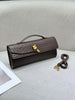 Women’s Genuine Leather Ostrich Pattern Clutch Crossbody
